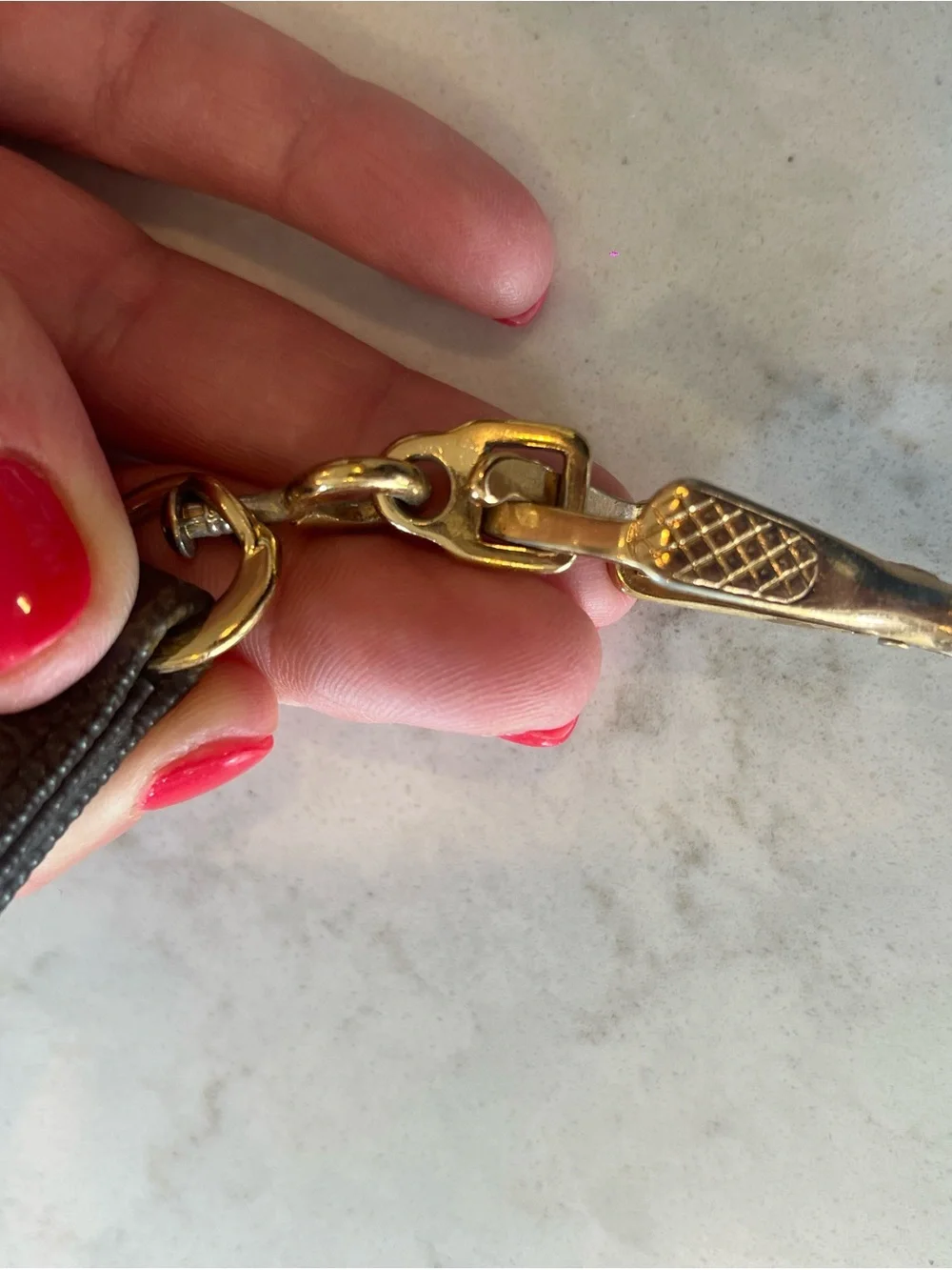Louis Vuitton Monogram Leather Dog Leash in Brown and Tan
